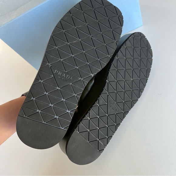 Prada Platform Slingback Sandal in Olive Green - Picture 11 of 11